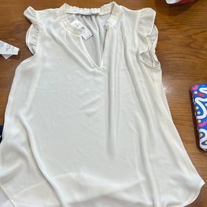 Loft sleeveless top size small with tags